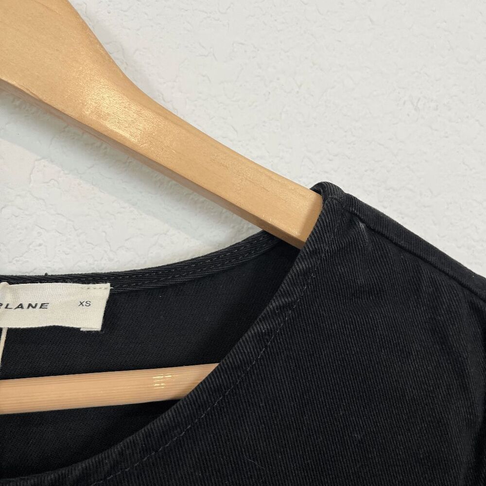 Everlane Buttersoft Black The Relaxed T-Shirt Midi Dress Women's Size XS NWT - Picture 4 of 5